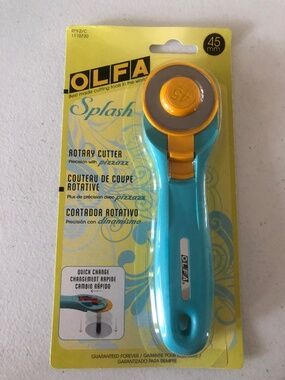 OLFA ROTARY CUTTER 45 Mm AQUA - 09511610833 - BRAND NEW